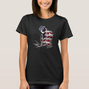 Camiseta Mecânico Metalworker Usa Foundry Blacksmith Forger