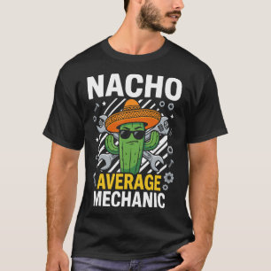 Camiseta Mecânico Não Mediano Presente Divertido Cinco De M