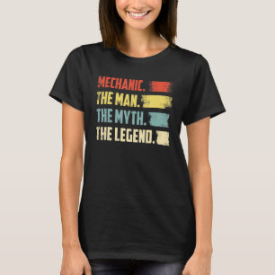 Camiseta Mecânico O Homem O Mito A Lenda Engraçado Mecân