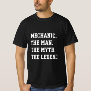 Camiseta Mecânico O Homem O Mito A Lenda T-Shirt