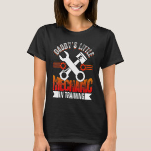 Camiseta Mecânico pai Na Formação De Automóveis Tec