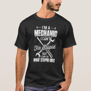 Camiseta Mecânico Para Homens Pai Carro Automóvel Diesel Au
