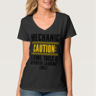 Camiseta Mecânico para o entusiasta da Cara de garagem de c