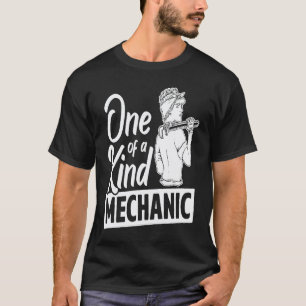 Camiseta Mecânico Único Reparo de Carros Reparo de Automóve