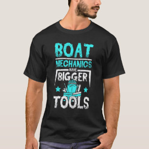Camiseta Mecânicos de barcos têm ferramentas maiores