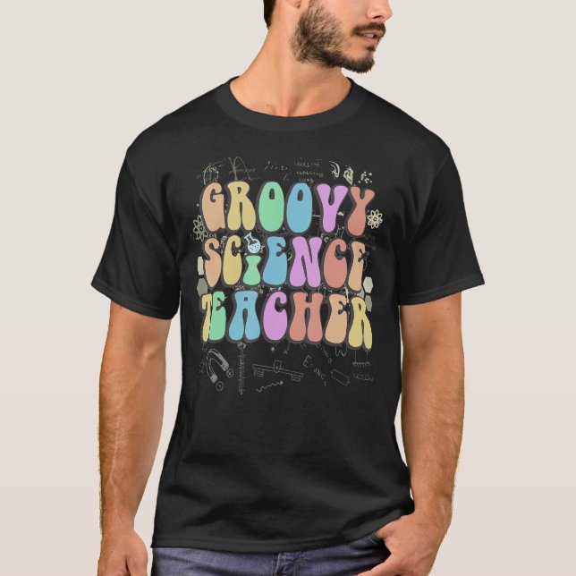 Camiseta Mecanismo de equipe da tecnologia Groovence SCIENC (Frente)