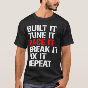 Camiseta Mecanismos de Entusiasta de Carros Racecar 1