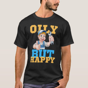 Camiseta Mecatrônica automobilística oleosa mas feliz dizen
