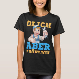 Camiseta Mecatrônica automobilística oleosa mas feliz dizen