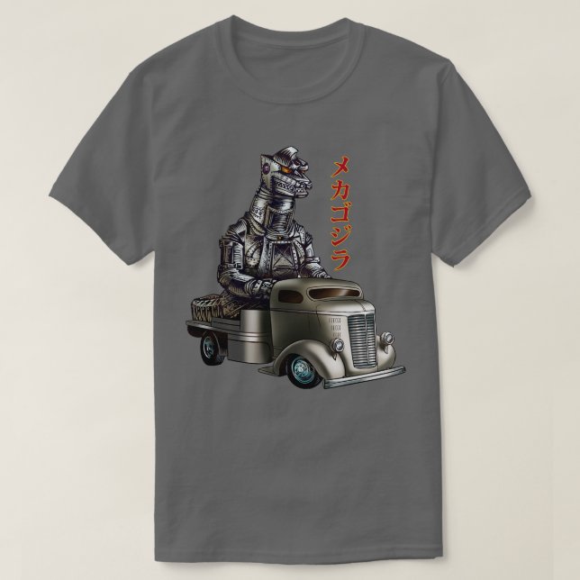 Camiseta Mecha Monster Truck (Frente do Design)