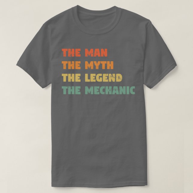 Camiseta Mechanic Funny Gift para ele Mecânico (Frente do Design)