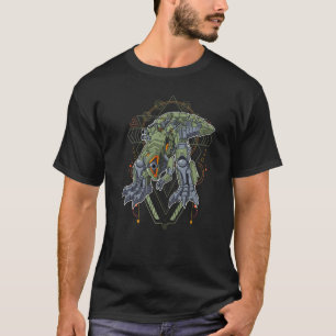 Camiseta Mechasaurus Dinossaur Robótico Animal Mecânico por