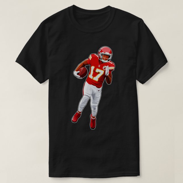 Camiseta Mecole Hardman 17 ries The Ball TShirt (Frente do Design)