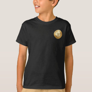 Camiseta Medal Personalizado 3D Realista Folha de Ouro Edit