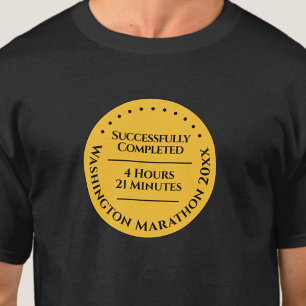 Camiseta Medalha de Conclusão de Maratona Personalizada em
