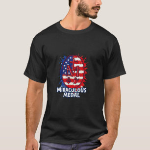 Camiseta Medalha Milagrosa Mariana Nossa Senhora Católica A
