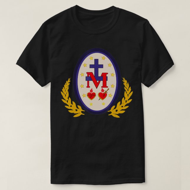 Camiseta Medalha Miraculosa Da Concepção Imaculada Católica (Frente do Design)