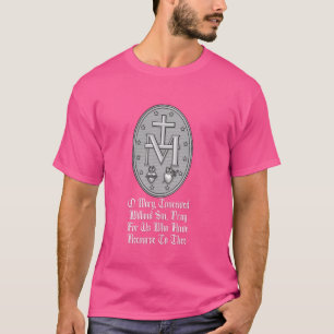Camiseta Medalha Miraculosa Marian Nossa Senhora Católica 6