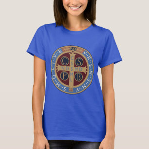 Camiseta Medalha santo Benedict