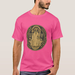 Camiseta Medalha santo Bento Tradicional Latino-Católica