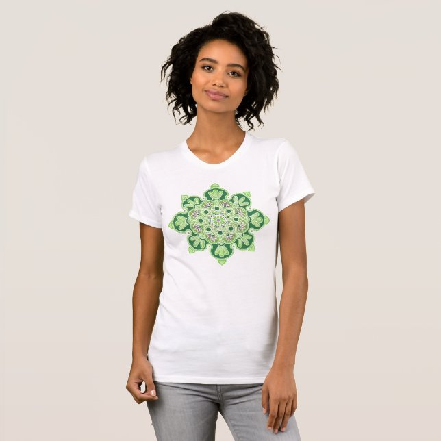 Camiseta Medalha verde T- Shirt (Frente Completa)