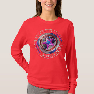 Camiseta Medalhão de Carimbo e Harris-Walz