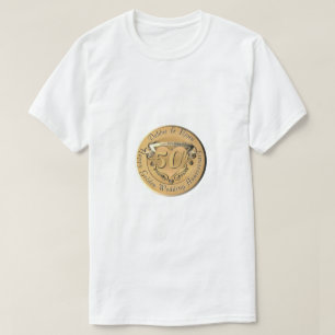 Camiseta Medalhão de Ouros do 50º Aniversário do Casamento