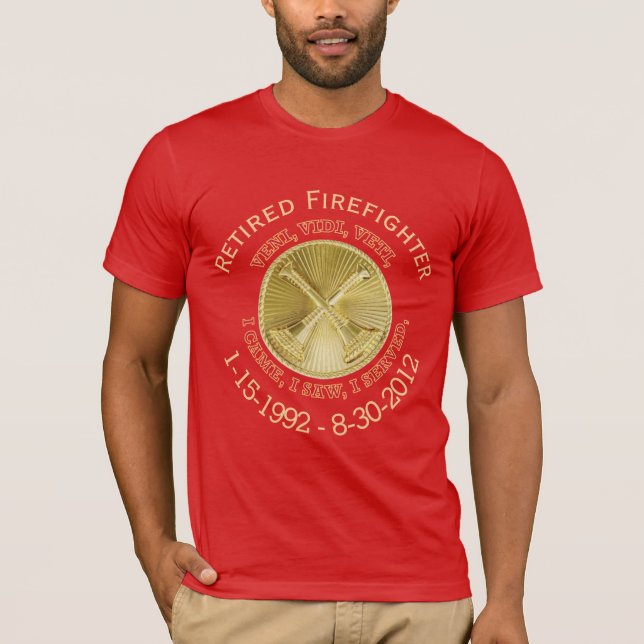Camiseta Medalhão de VV Personalizado Chefe da Divisão de I (Frente)