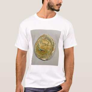 Camiseta Medalhão que descreve Jonah e a baleia, romana, 4