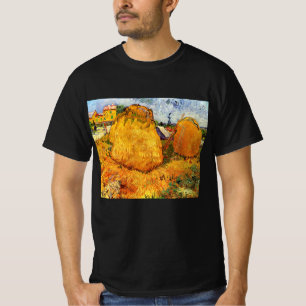 Camiseta Medas de feno na Provença por Vincent van Gogh