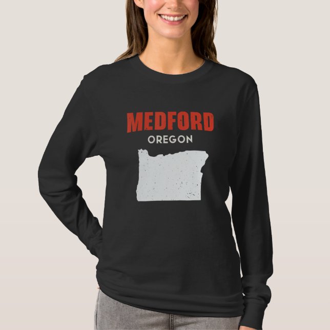 Camiseta Medford Oregon USA State America Travel Oregonian (Frente)
