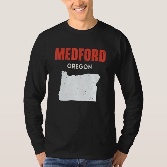Camiseta Medford Oregon USA State America Travel Oregonian (Frente)