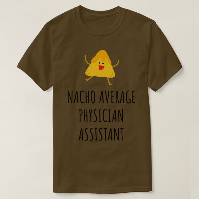 Camiseta Média de Mug Assistente Médico (Frente do Design)