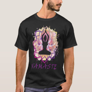 Camiseta Mediação da geometria da dama do lótus