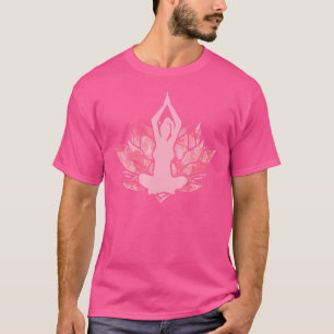 Camiseta Mediação Espiritual da Flor Budista Yogi Zen