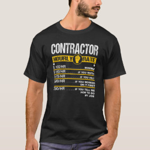 Camiseta Médias Contratado Taxa Horária Taxa de Mão de Obra