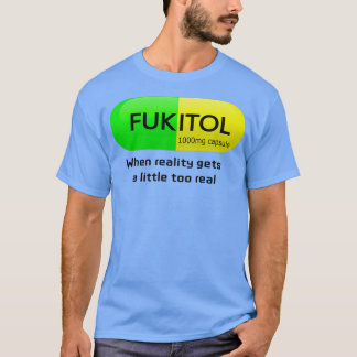 Camiseta Medicação engraçada cápsula fukitol Farmácia humor