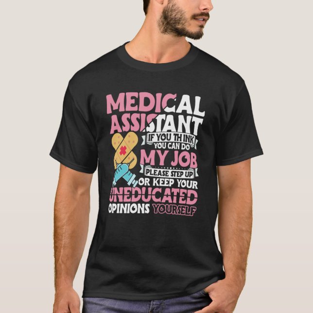 Camiseta Medical Assistant Accessories Nurse Med Assistant  (Frente)