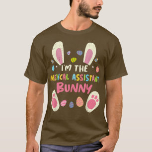Camiseta Medical Assistant Easter Family Party Bunny Face C