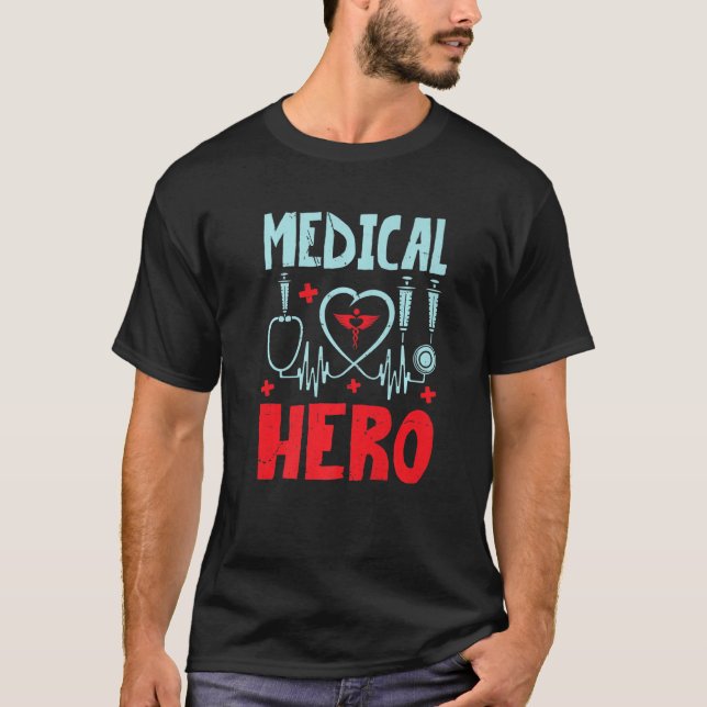 Camiseta Medical Hero Future Doctor Funny Phyisican Hospita (Frente)