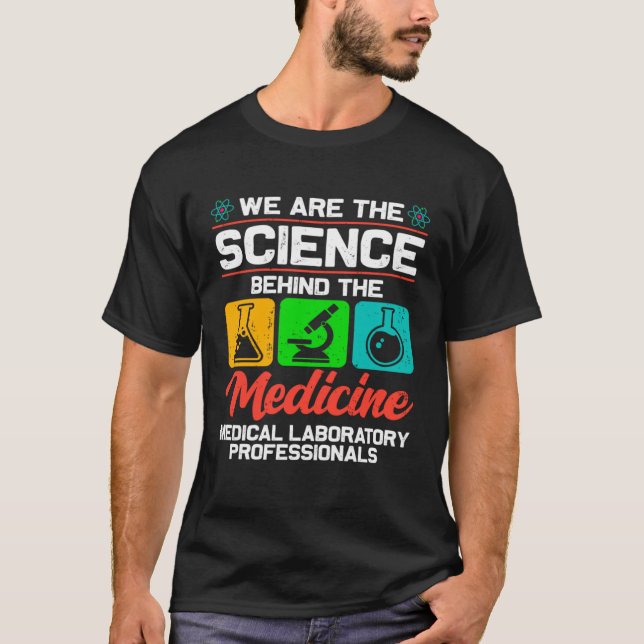 Camiseta Medical Laboratory Science Men Women Lab Tech (Frente)