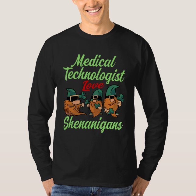 Camiseta Medical Technologist Love Shenanigans St Patricks  (Frente)