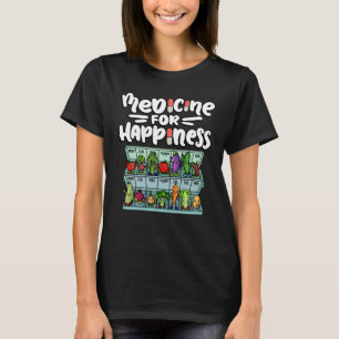 Camiseta Medicamento Para Felicidade Dose Vegetal Dose Diár