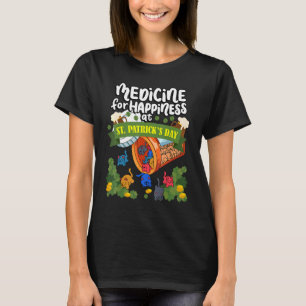 Camiseta Medicamento Para Felicidade Na Depressão Do Dia de