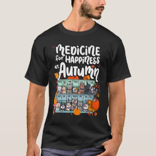 Camiseta Medicamento Para Felicidade Nos Dias Úteis Do Outo