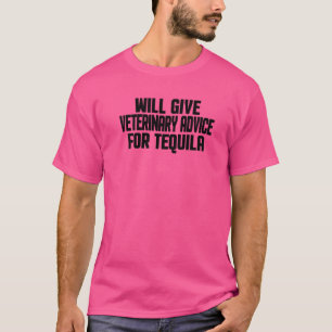 Camiseta Medicamento Veterinário Prestará Aconselhamento Ve