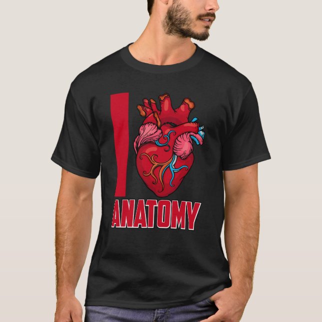Camiseta Medicina de Anatomia de Amor Estudantes de Medicin (Frente)