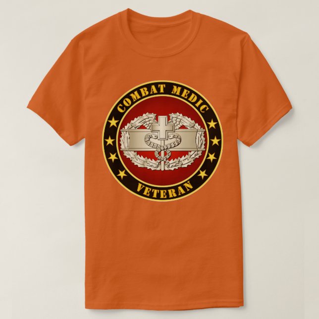 Camiseta Medicina de Combate Veterano (Frente do Design)