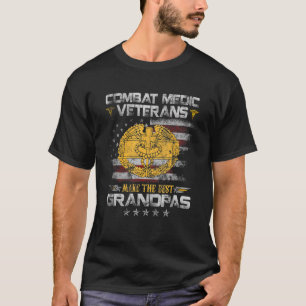 Camiseta Medicina De Combate Veterano Faça O Melhor Avô Pai