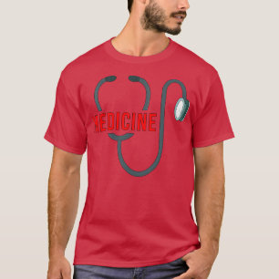 Camiseta Medicina do estetoscópio